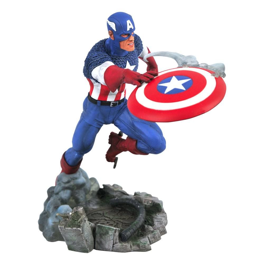 Marvel Comic Gallery Vs. PVC Statue Captain America 25 cm Diamond Select