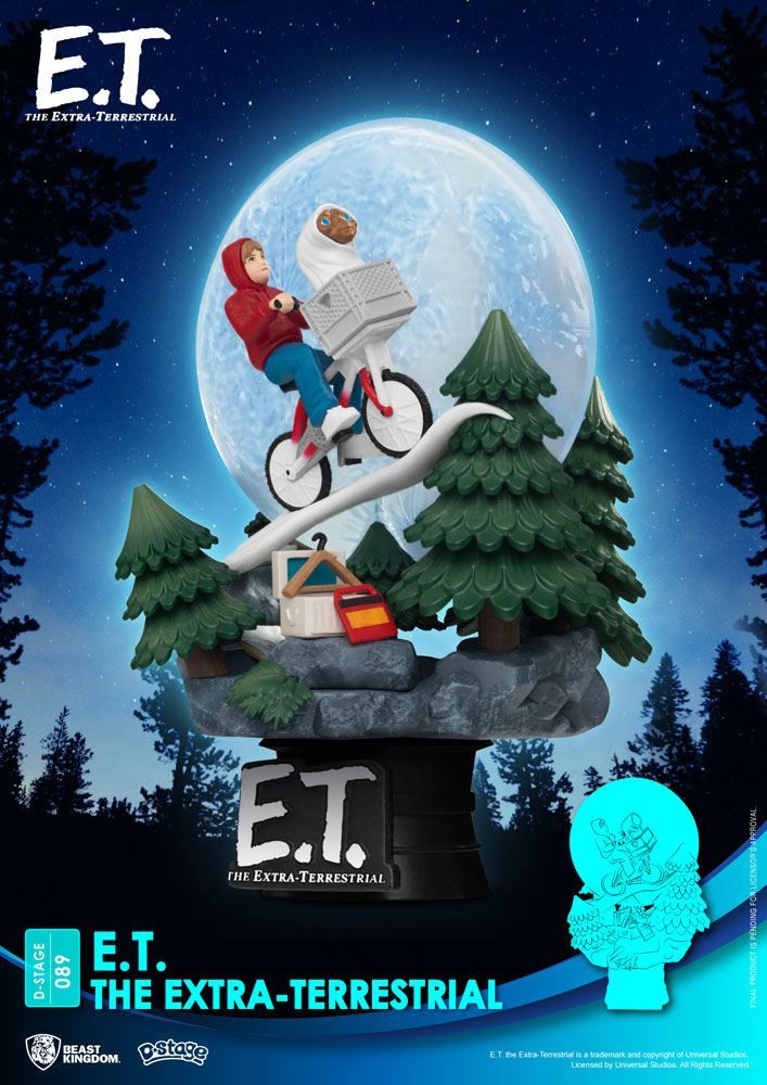 E.T. the Extra-Terrestrial D-Stage PVC Diorama Iconic Scene Movie Scene 15 cm Beast Kingdom Toys
