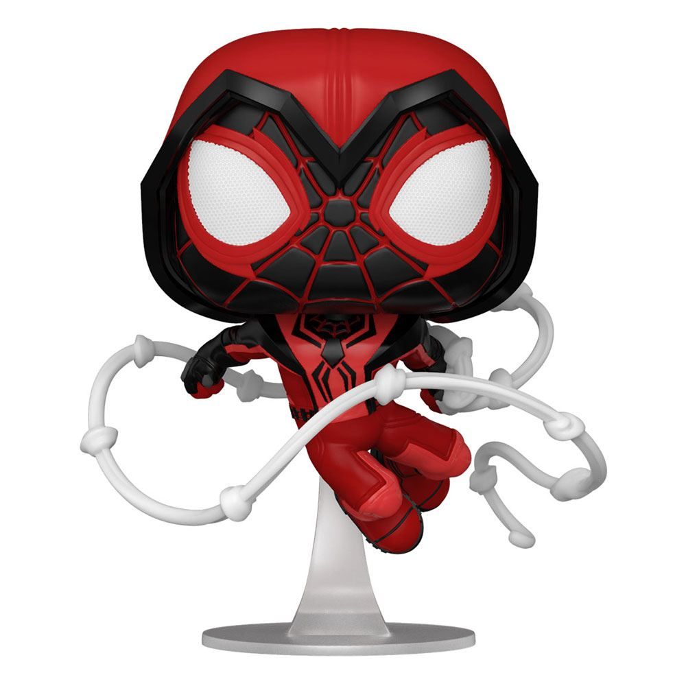 Marvel's Spider-Man POP! Games Vinyl Figure Miles Morales Red Suit 9 cm Funko