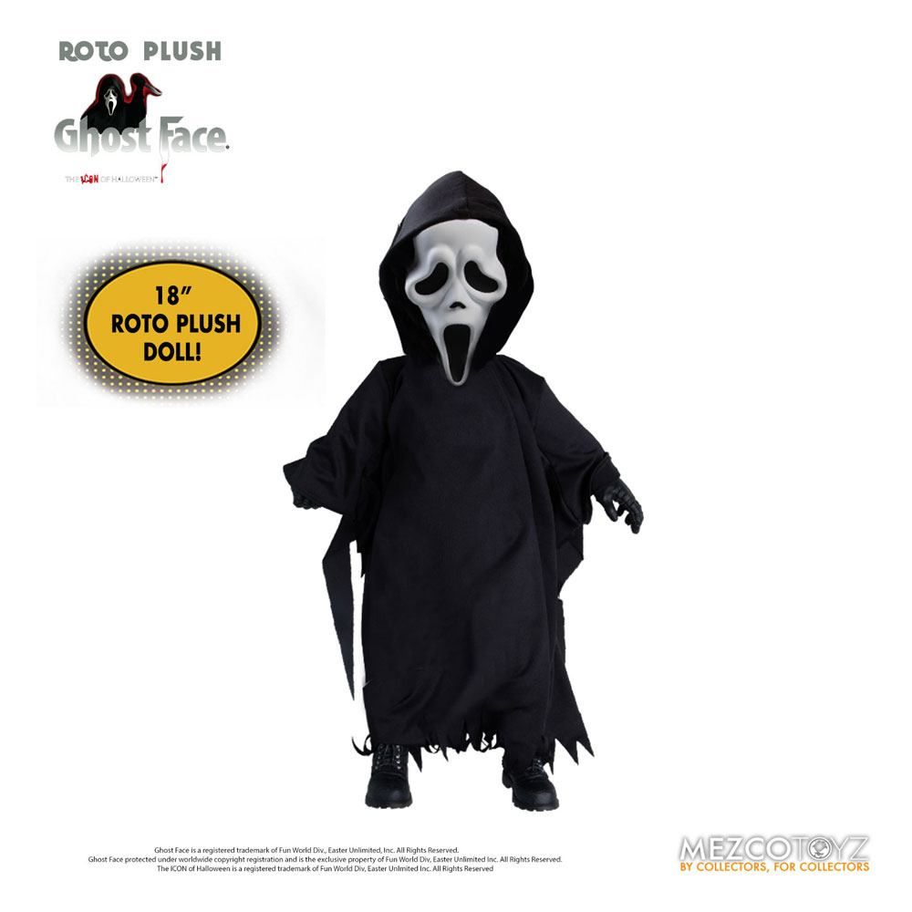 Scream MDS Roto Plush Doll Ghost Face 46 cm Mezco Toys