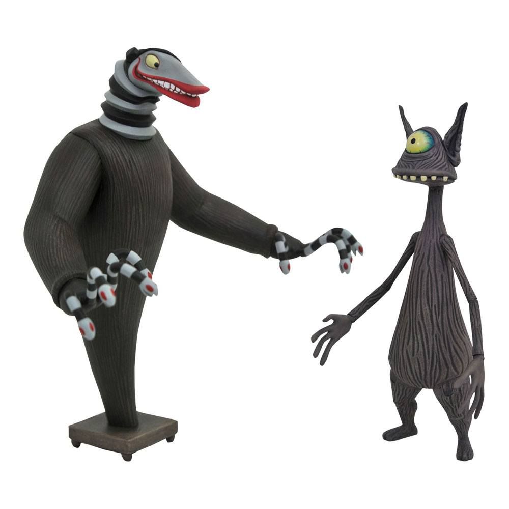 Nightmare before Christmas Action Figures 2-Pack Creature under the Stairs & Cyclops 18 cm Diamond Select
