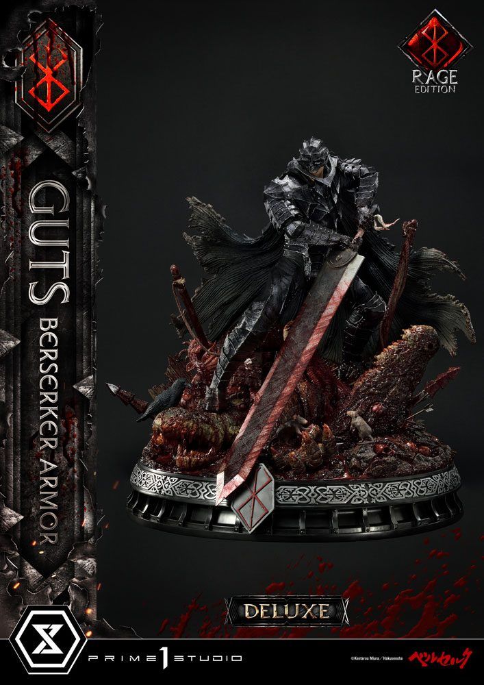 Berserk Statue 1/4 Guts Berserker Armor Rage Edition Deluxe Version 67 cm Prime 1 Studio
