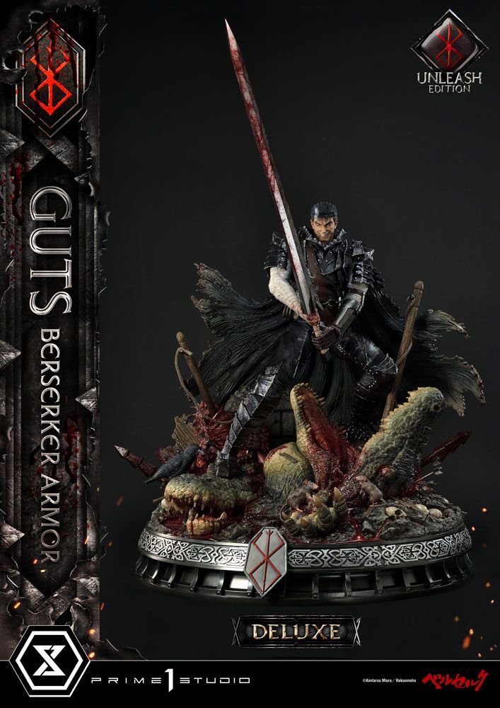 Berserk Statue 1/4 Guts Berserker Armor Unleash Edition Deluxe Version 91 cm Prime 1 Studio