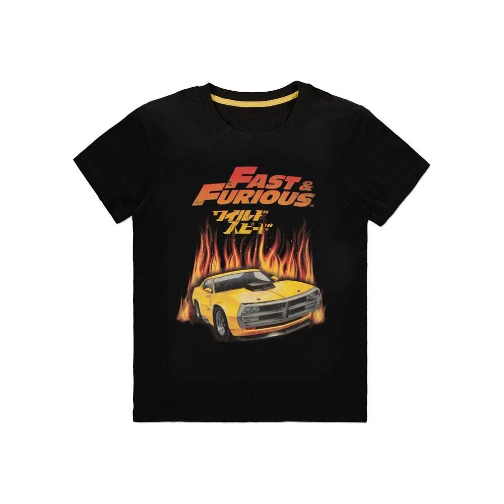 Fast & Furious T-Shirt Hot Flames Size L Difuzed