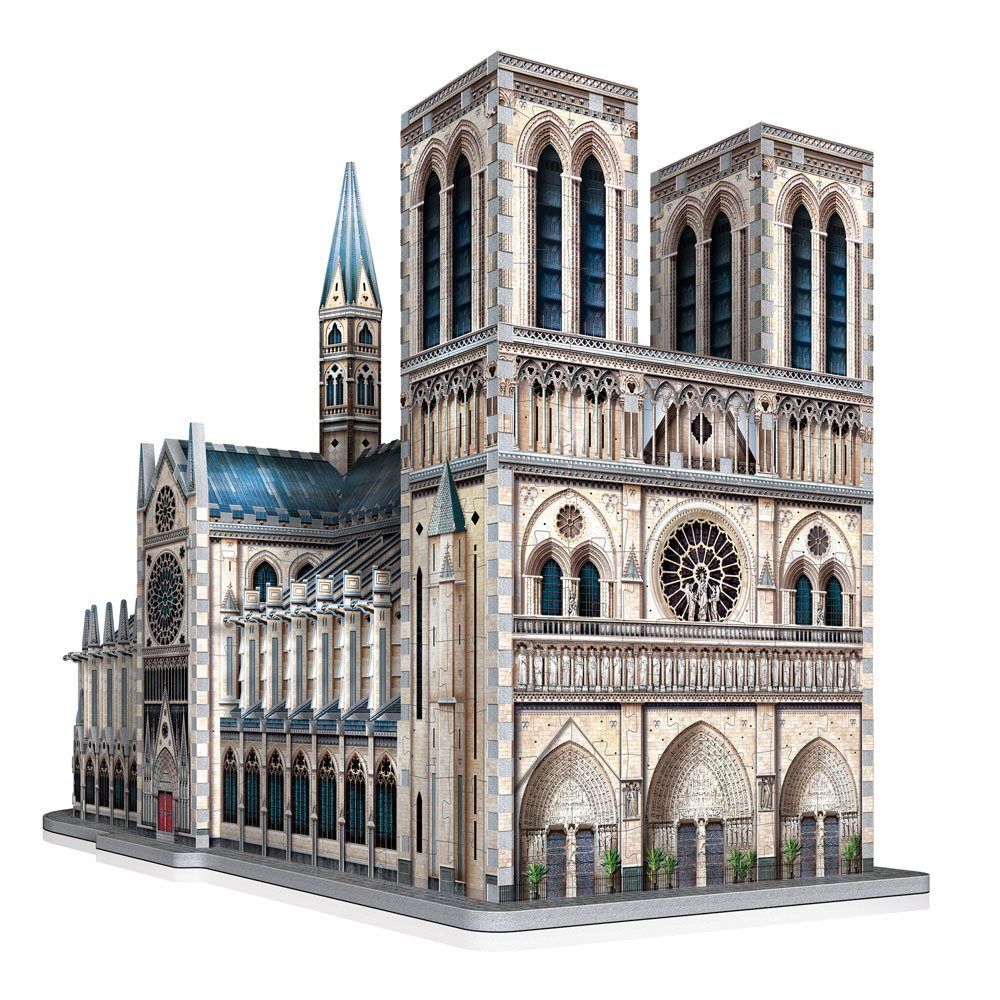 Wrebbit Castles & Cathedrals Collection 3D Puzzle Notre-Dame de Paris (830 pieces) Wrebbit Puzzle