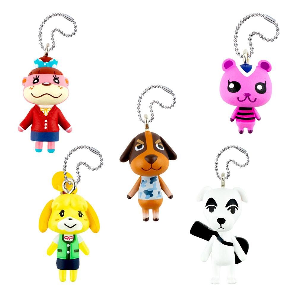 Animal Crossing Danglers Keychains 3 cm Mystery Capsule Display (12) Tomy