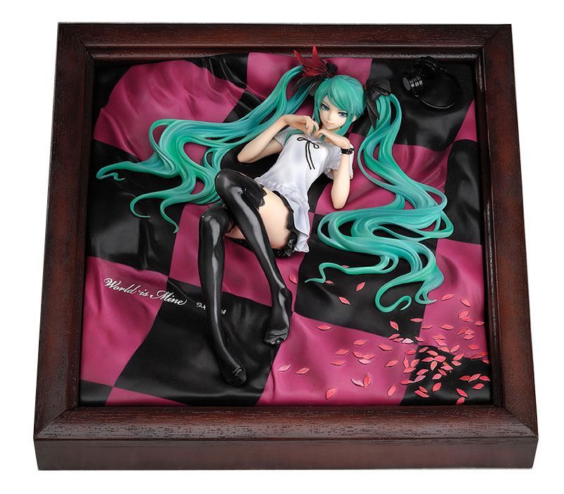 Character Vocal Series PVC Statue 1/8 Miku Hatsune World is Mine Brown Frame 22 cm Good Smile Company