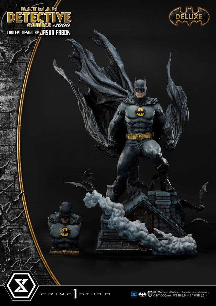DC Comics Statue Batman Detective Comics #1000 Concept Design by Jason Fabok DX Bonus Ver. 105 cm Prime 1 Studio