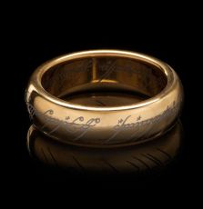 Lord of the Rings Tungsten Ring The One Ring (gold plated) Size 06