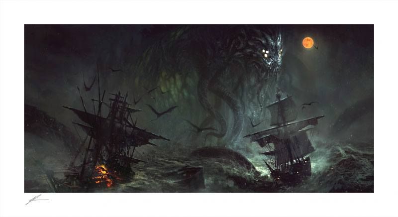 Cthulhu Art Print Cthulhu II by Richard Luong 46 x 84 cm - unframed Sideshow Collectibles