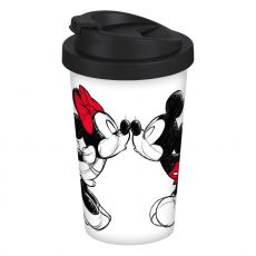 Disney Travel Mug Mickey Kiss Sketch