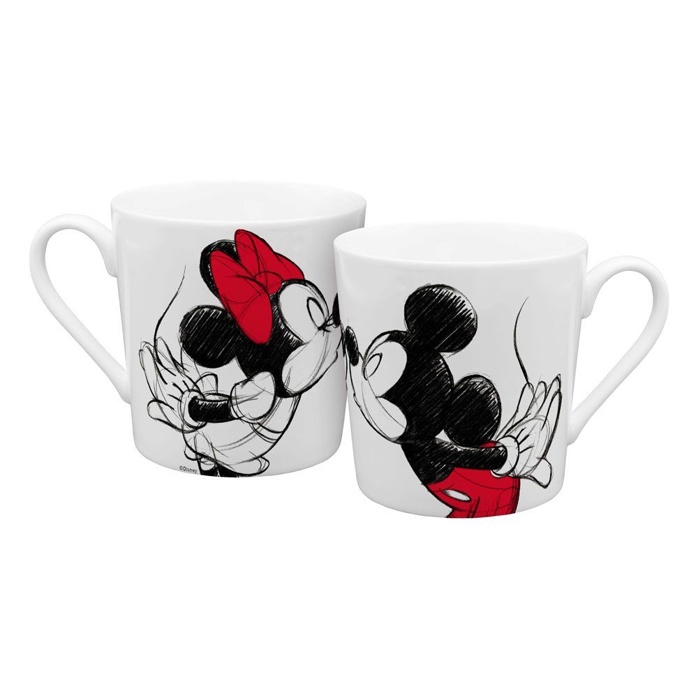 Disney Mug Mickey Kiss Sketch Geda Labels
