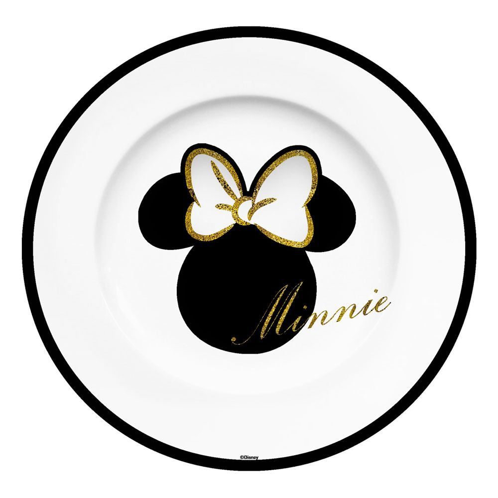 Disney Plate Minnie Glitter Geda Labels
