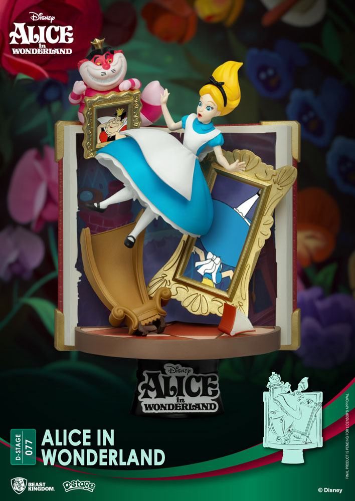 Disney Story Book Series D-Stage PVC Diorama Alice in Wonderland New Version 15 cm Beast Kingdom Toys