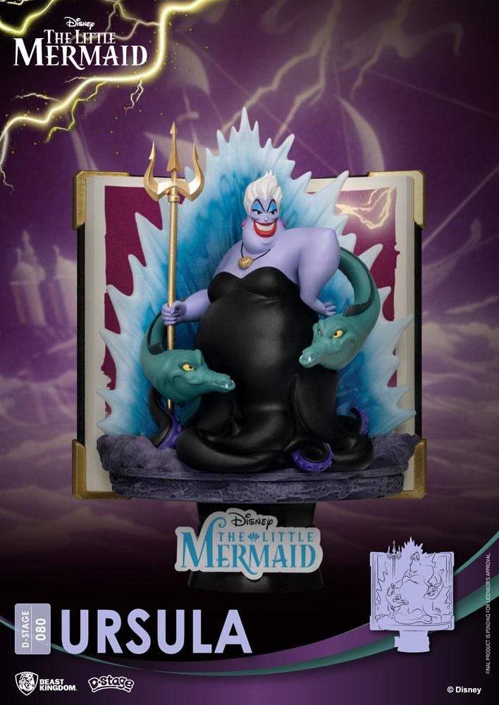 Disney Story Book Series D-Stage PVC Diorama Ursula New Version 15 cm Beast Kingdom Toys