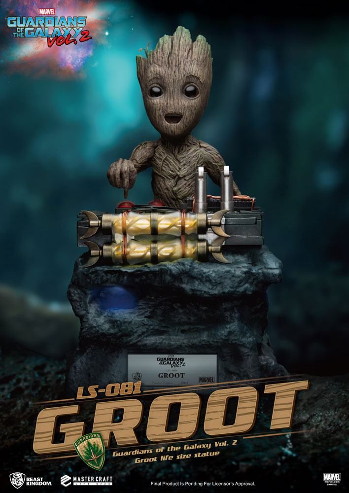 Guardians of the Galaxy 2 Life-Size Statue Baby Groot 32 cm Beast Kingdom Toys