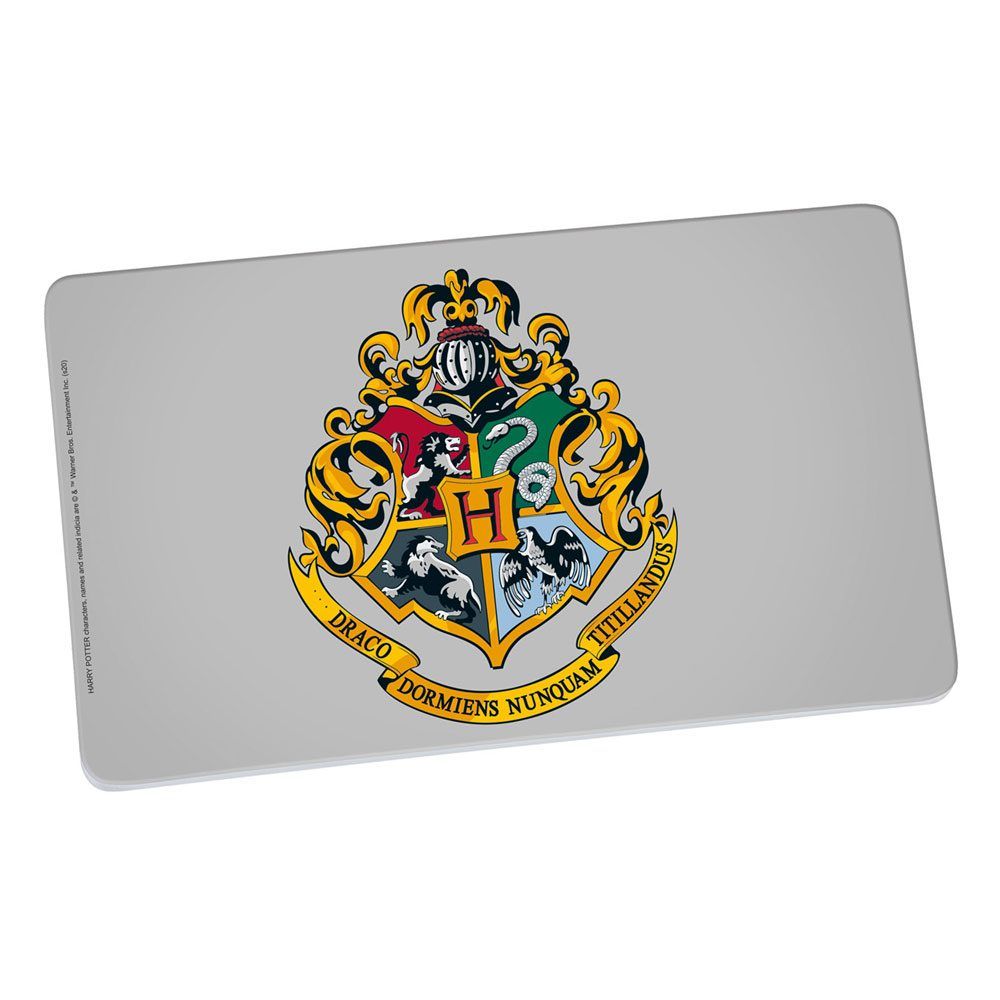 Harry Potter Cutting Board Hogwarts Crest Geda Labels