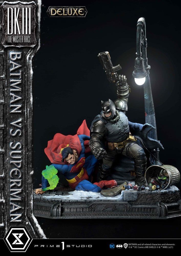 DC Comics Statue Batman Vs. Superman (The Dark Knight Returns) Deluxe Bonus  Ver. 110 cm Prime 1 Studio