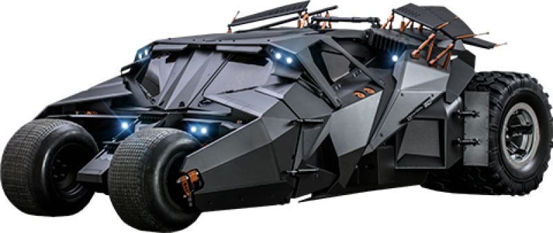 The Dark Knight Trilogy Movie Masterpiece Action Figure 1/6 Batmobile 73 cm Hot Toys