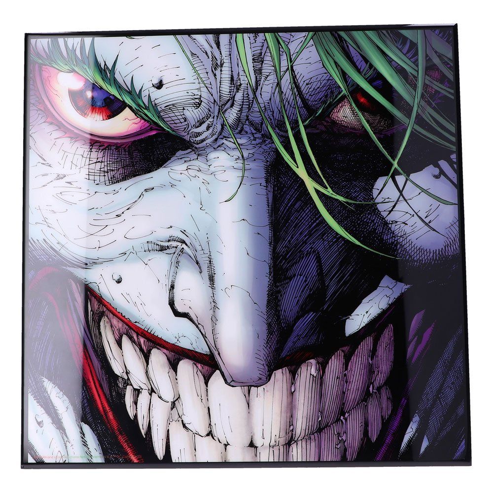 Batman Crystal Clear Picture The Joker 32 x 32 cm Nemesis Now
