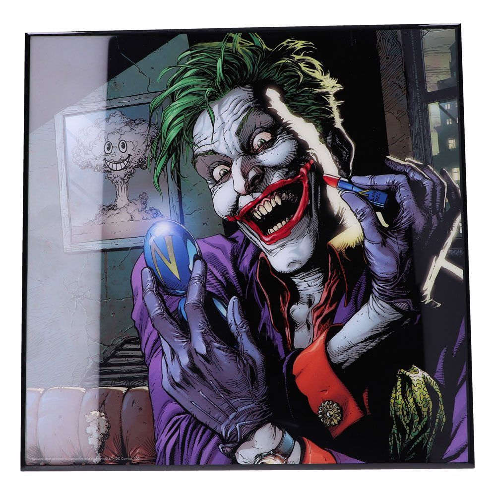 Batman Crystal Clear Picture The Joker Doomsday Clock 32 x 32 cm Nemesis Now