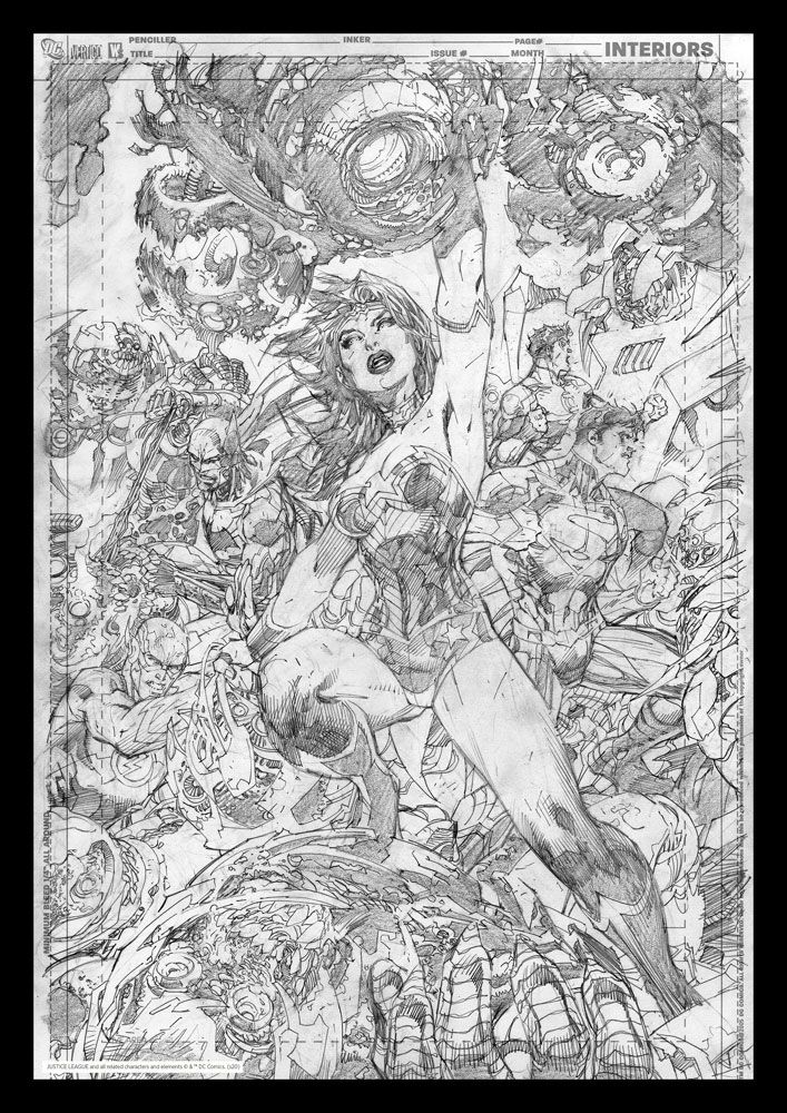 DC Comics Art Print Wonder Woman Comic Book 42 x 30 cm FaNaTtik