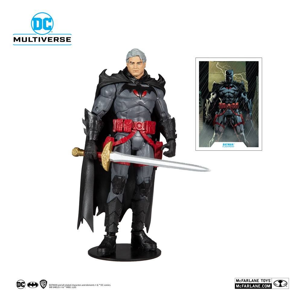 DC Multiverse Action Figure Thomas Wayne Flashpoint Batman (Unmasked) 18 cm McFarlane Toys