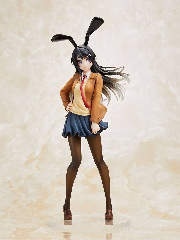 Rascal Does Not Dream of Bunny Girl Senpai Statue Mai Sakurajima Mai Uniform Bunny Ver. 23 cm Taito Prize
