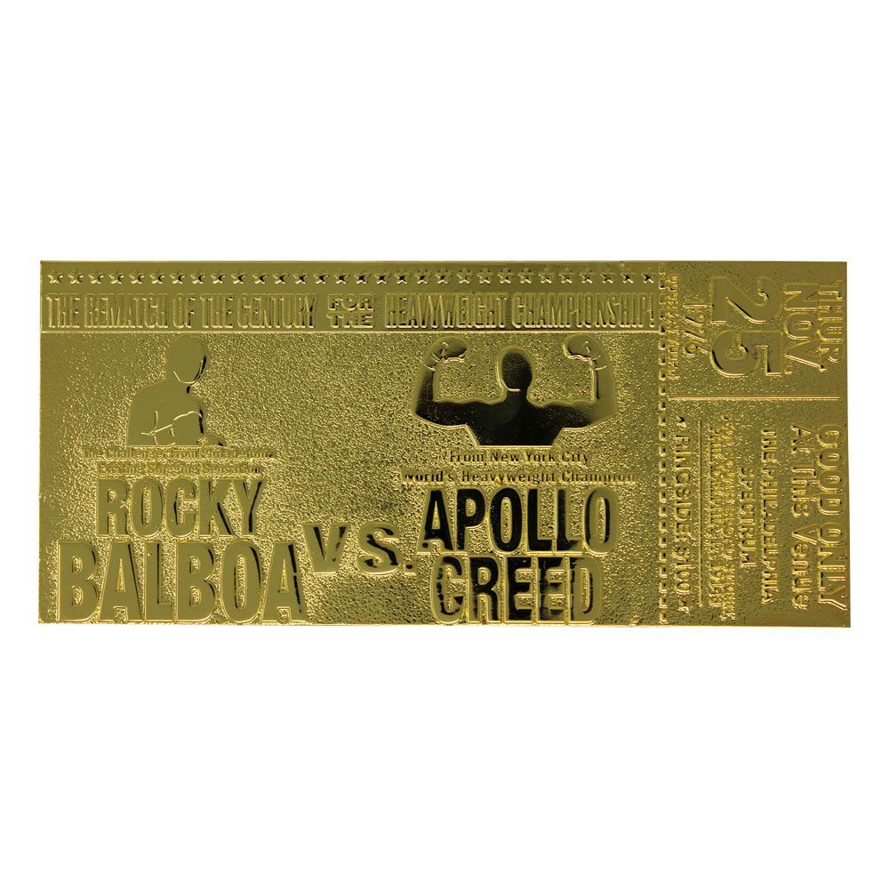 Rocky II Replica Superfight II Ticket (gold plated) FaNaTtik