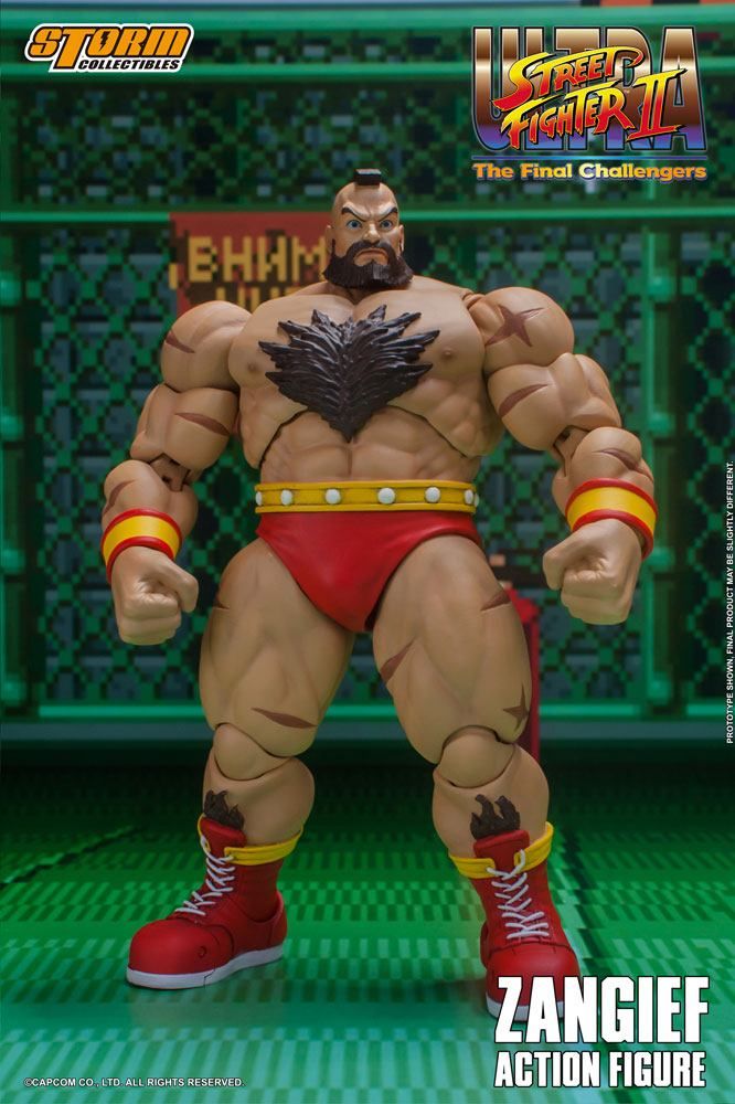 Ultra Street Fighter II: The Final Challengers Action Figure 1/12 Zangief 19 cm Storm Collectibles