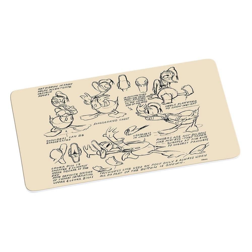 Donald Duck Cutting Board Vintage Geda Labels