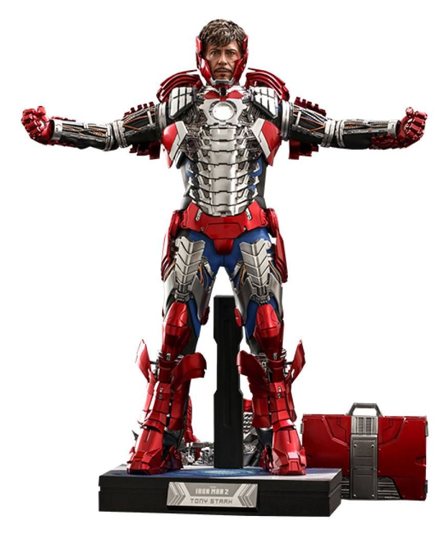 Iron Man 2 Movie Masterpiece Action Figure 1/6 Tony Stark (Mark V ...