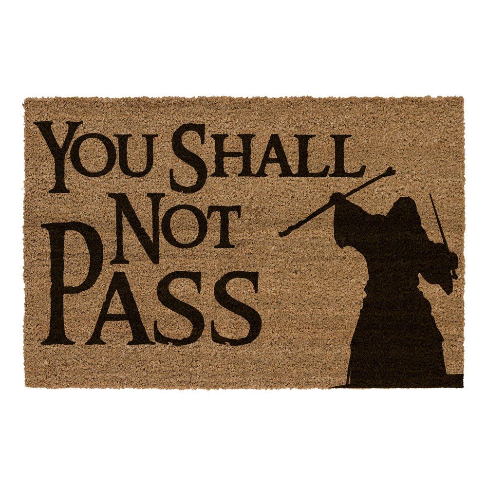 Lord of the Rings Doormat You Shall Not Pass 60 x 40 cm SD Toys