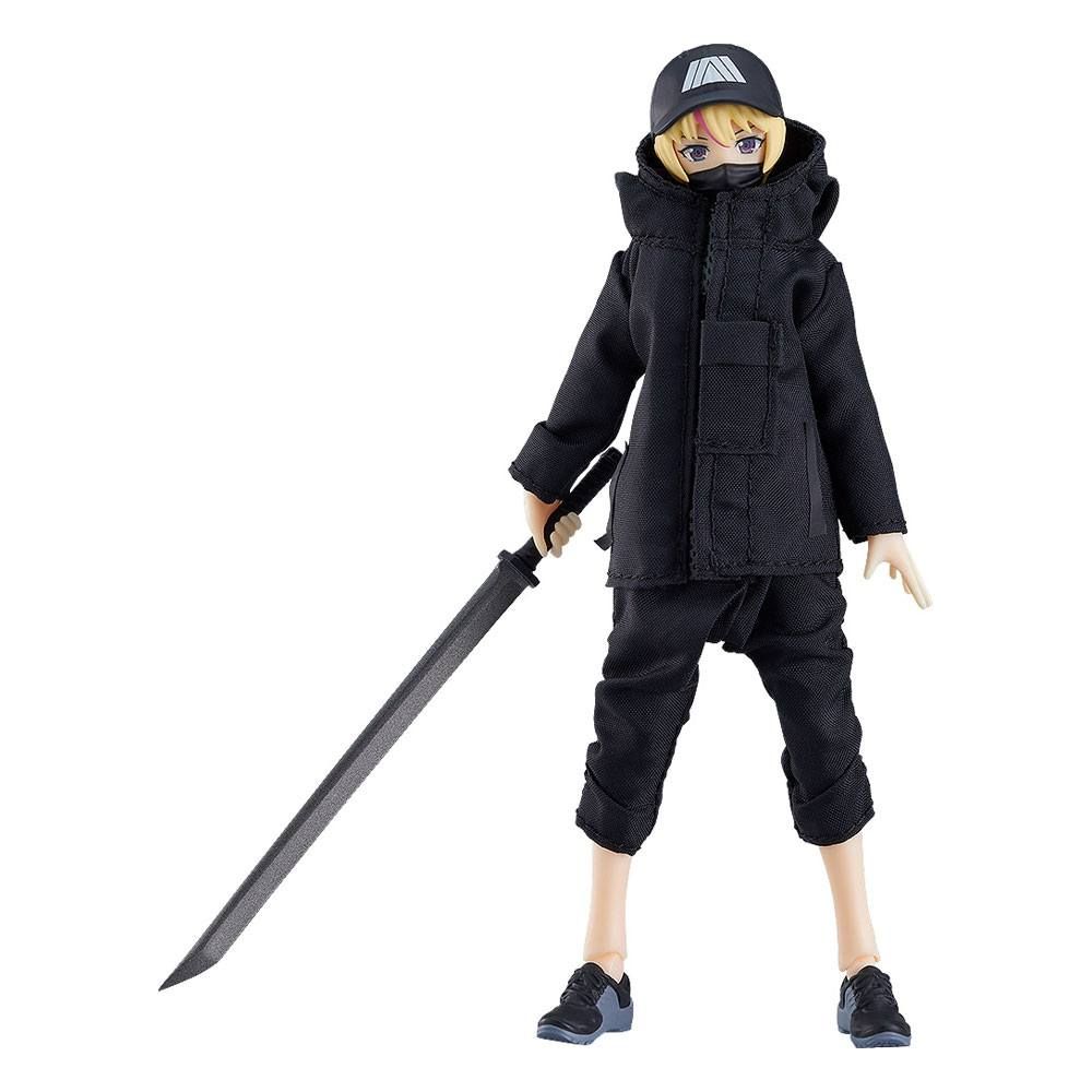 Original Character Figma Action Figure Female Body Yuki with Techwear Outfit 13 cm Max Factory
