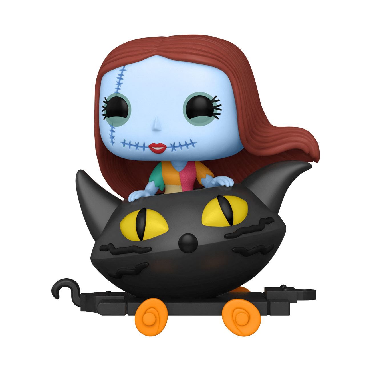 Nightmare before Christmas POP! Disney Train Cart Vinyl Figure Sally in Cat Cart 9 cm Funko