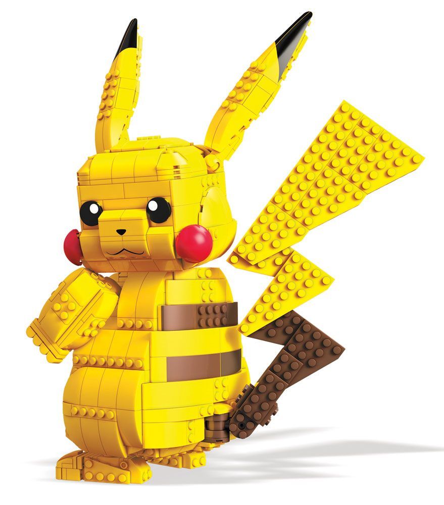 Pokémon Mega Construx Wonder Builders Construction Set Jumbo Pikachu 33 cm Mattel