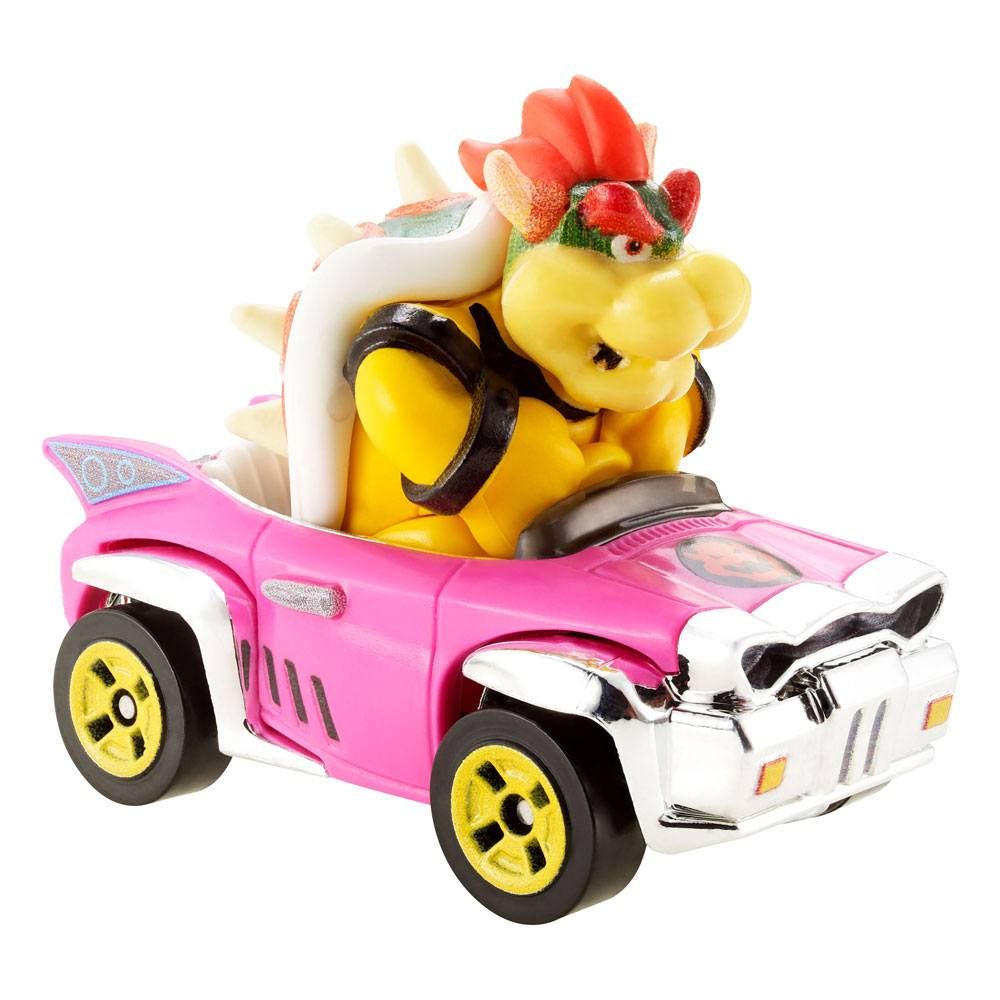 Mario Kart Hot Wheels Diecast Vehicle 1/64 Bowser (Badwagon) 8 cm Mattel Hot Wheels