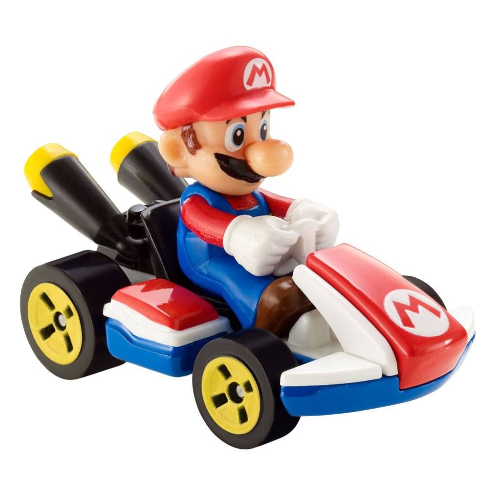 Mario Kart Hot Wheels Diecast Vehicle 1/64 Mario (Standard Kart) 8 cm Mattel Hot Wheels