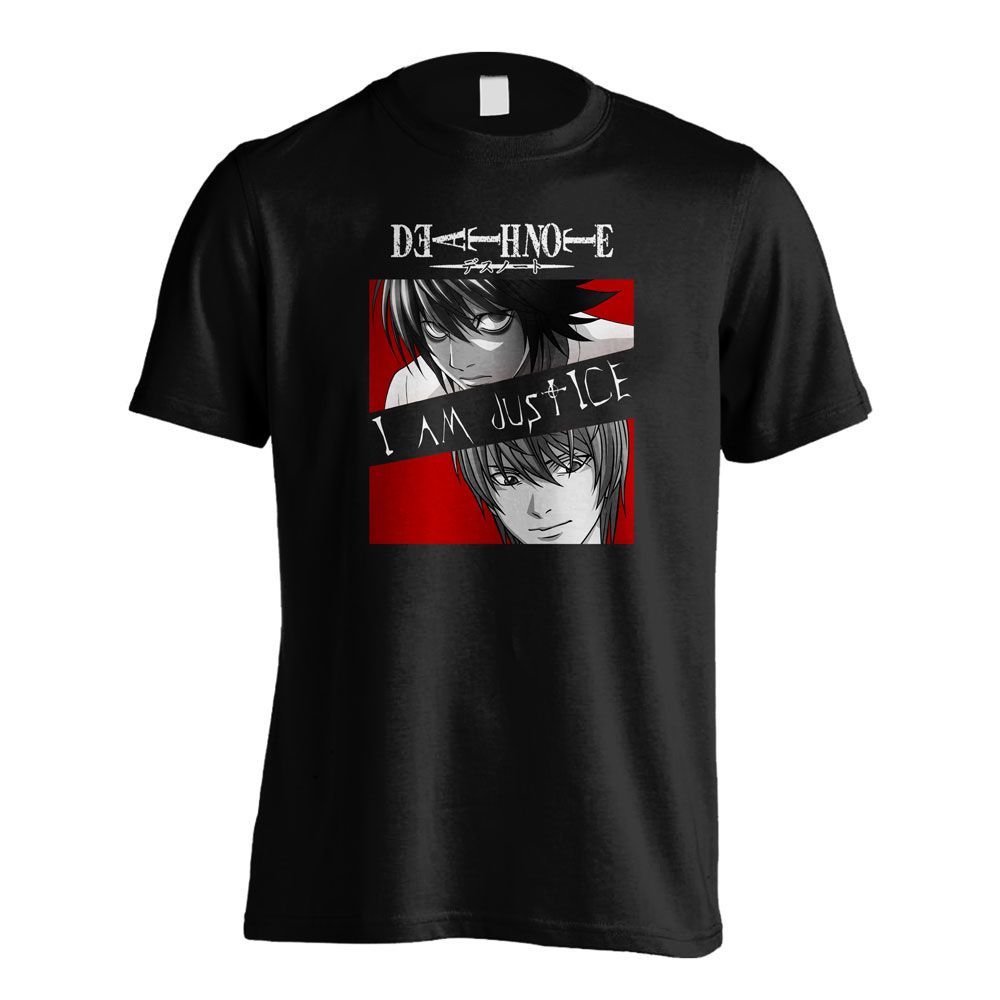 Death Note T-Shirt I Am Justice Size XL PCMerch