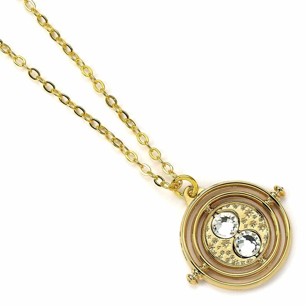 Harry Potter Pendant & Necklace Fixed Time Turner (gold plated) Carat Shop, The