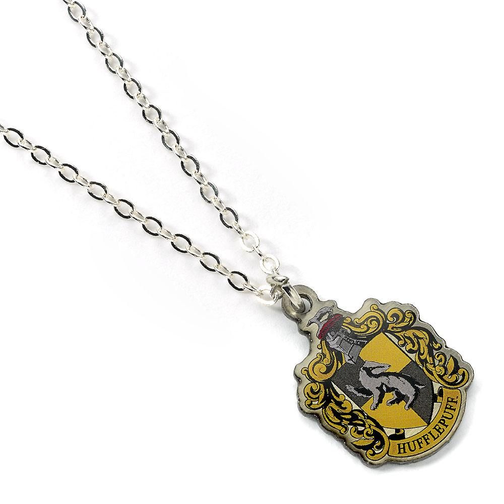 Harry Potter Pendant & Necklace Hufflepuff (silver plated) Carat Shop, The
