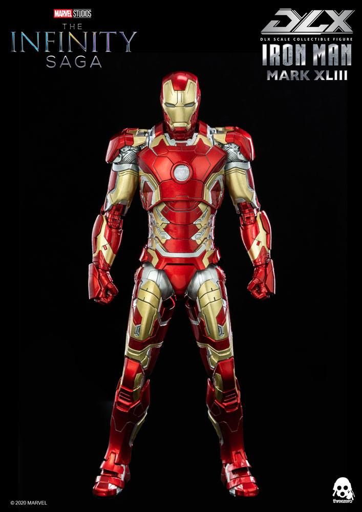 Infinity Saga DLX Action Figure 1/12 Iron Man Mark 43 16 cm ThreeZero