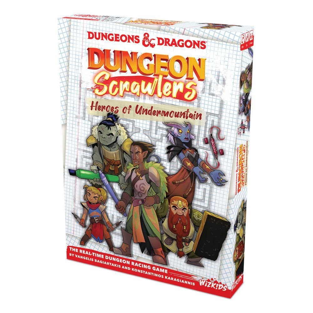 D&D Dungeon Scrawlers: Heroes of Undermountain Board Game *English Version* Wizkids