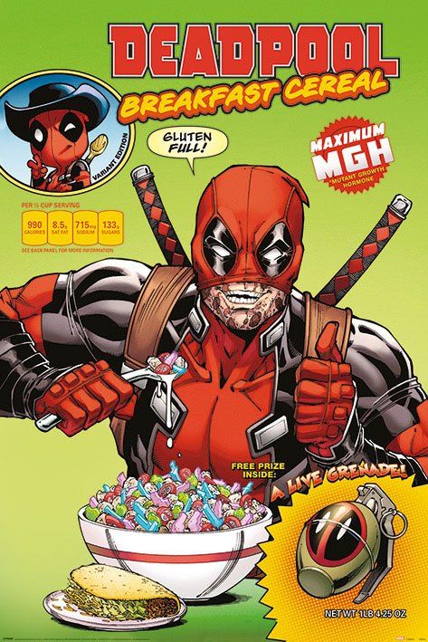 Dead Pool Poster Pack Cereal 61 x 91 cm (5) Pyramid International