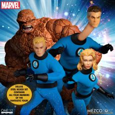 Marvel Action Figures 1/12 Fantastic Four Deluxe Steel Box Set 16 cm