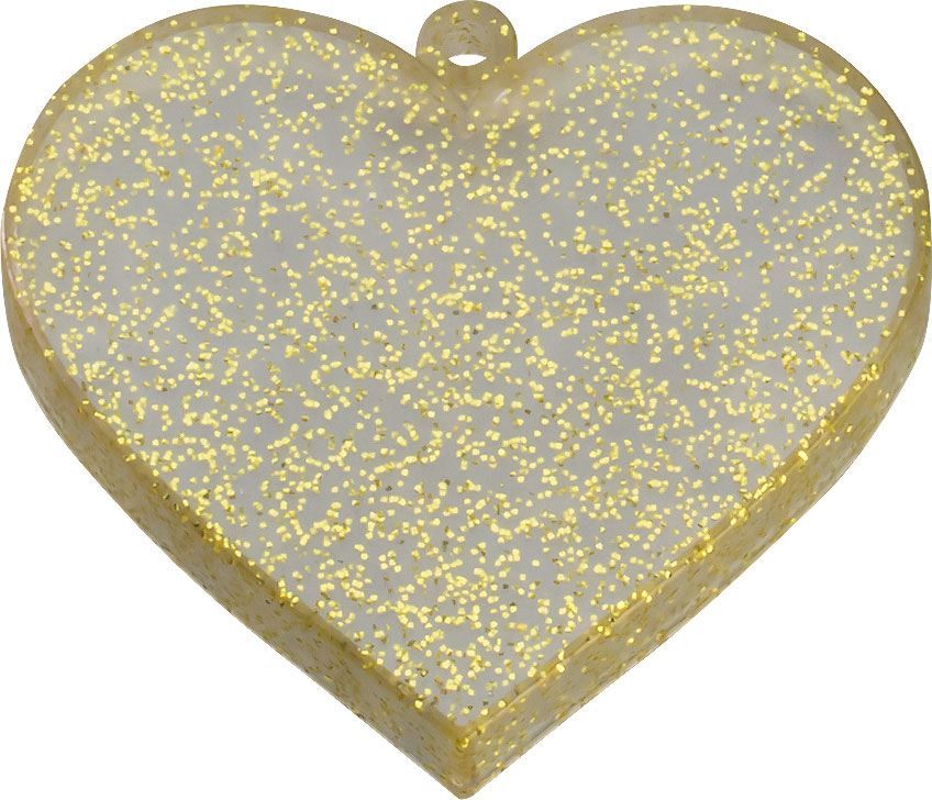 Nendoroid More Heart-shaped Base for Nendoroid Figures Heart Gold Glitter Version Good Smile Company