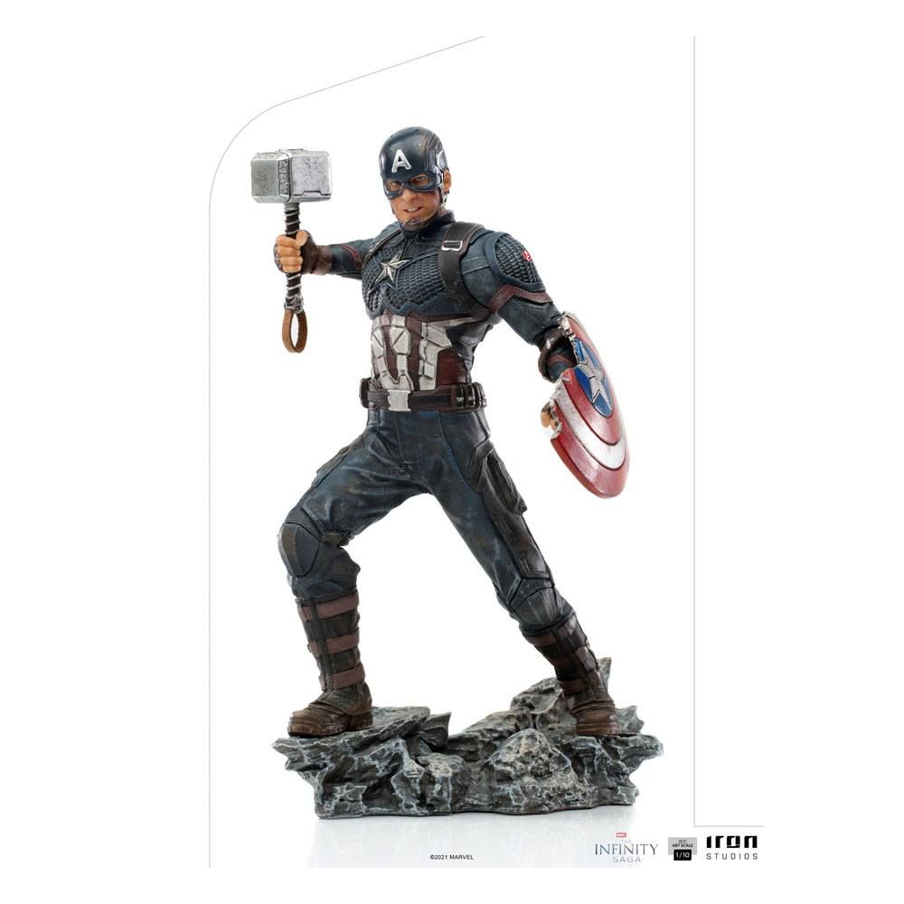 The Infinity Saga BDS Art Scale Statue 1/10 Captain America Ultimate 21 cm Iron Studios