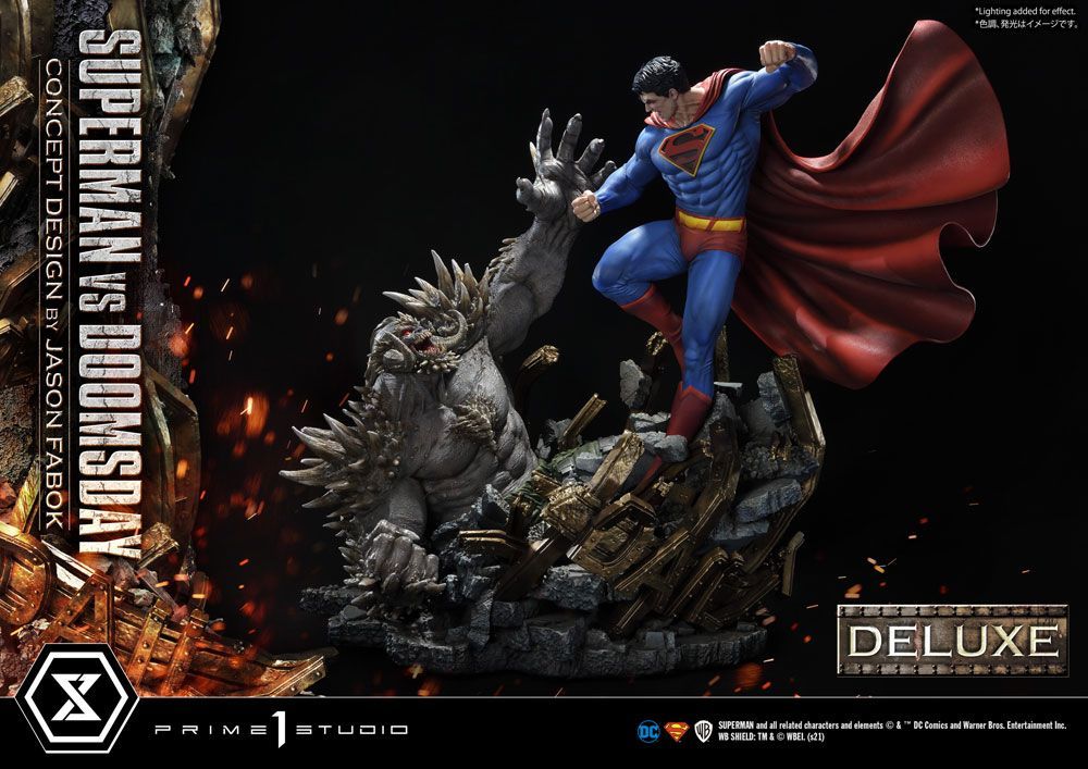 DC Comics Statue 1/3 Superman Vs. Doomsday by Jason Fabok Deluxe Bonus Version 95 cm Prime 1 Studio