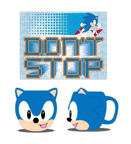 Sonic the Hedgehog Mug & Jigsaw Puzzle Set Sonic Fizz Creations