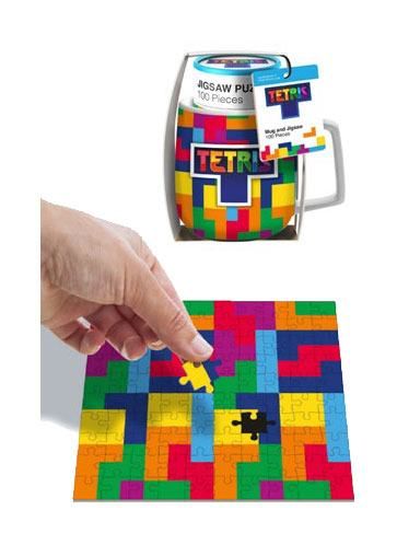 Tetris Mug & Jigsaw Puzzle Set Tetriminos Fizz Creations
